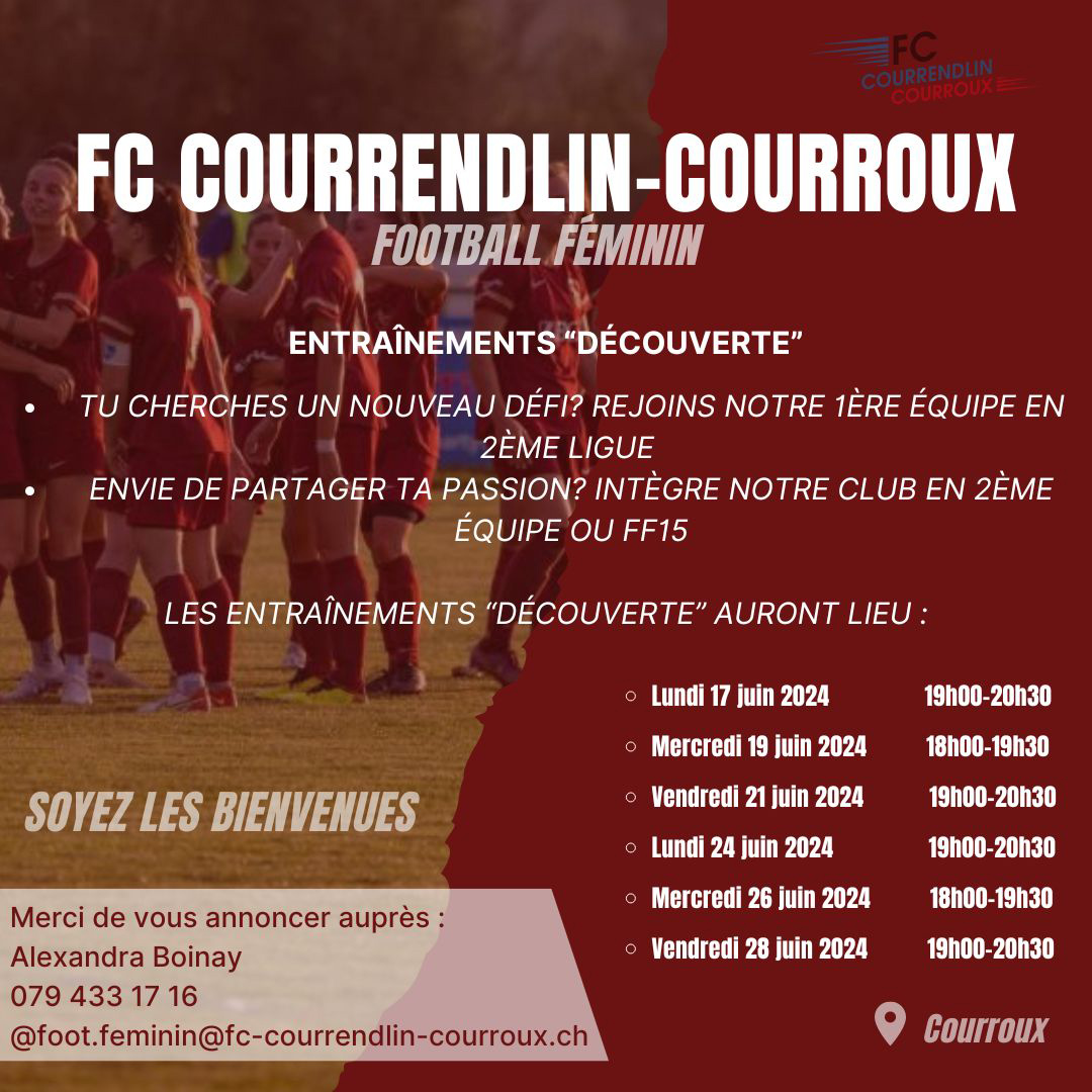 FC Courrendlin-Courroux Football Féminin